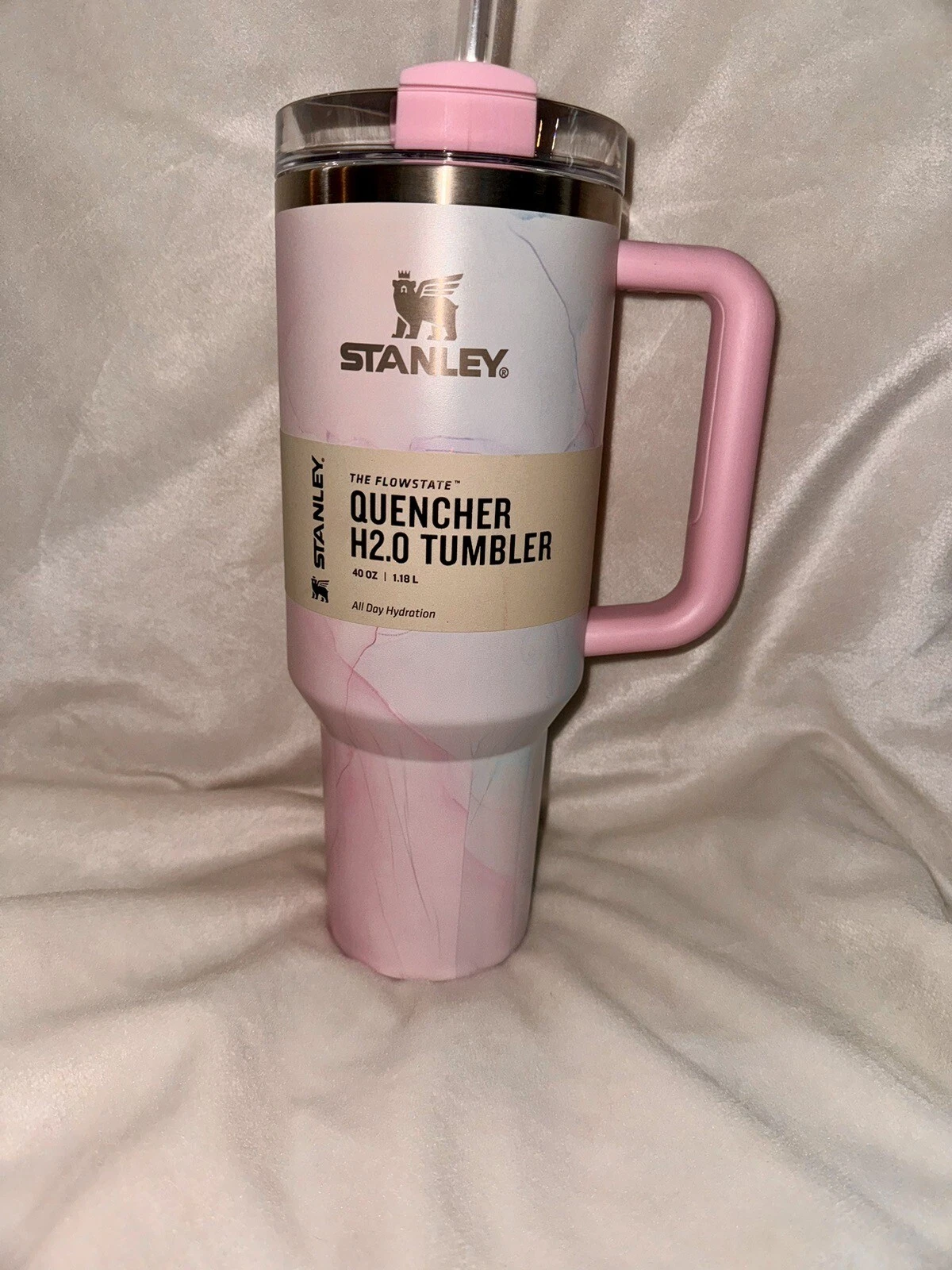 s-l1600 (55) STANLEY 40 OZ QUENCHER TUMBLER WATERCOLOR TULLE TARGET RELEASE - Image 1