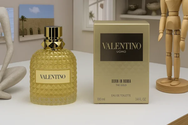 VALENTINO UOMO BORN IN ROMA THE GOLD EDT 3.4oz 100ml SPRAY FOR MEN