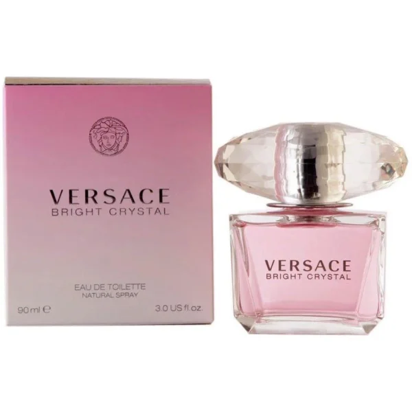 Versace Bright Crystal Eau De Toilette 3.0 oz / 90ml, Women’s Perfume New In Box