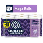 Quilted Northern Ultra Plush Toilet Paper, 12 Mega Rolls