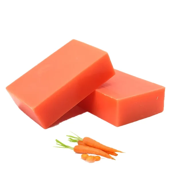 150G Vegetabled Carrot Soap Deep Cleaning Organic Natural Whitening Carrot Soap