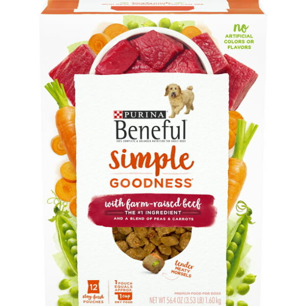 Purina Beneful Simple Goodness Dry Dog Food Farm Raised Beef