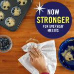 Sparkle Tear-a-Square Paper Towels, White, 6 Double Rolls - Image 3