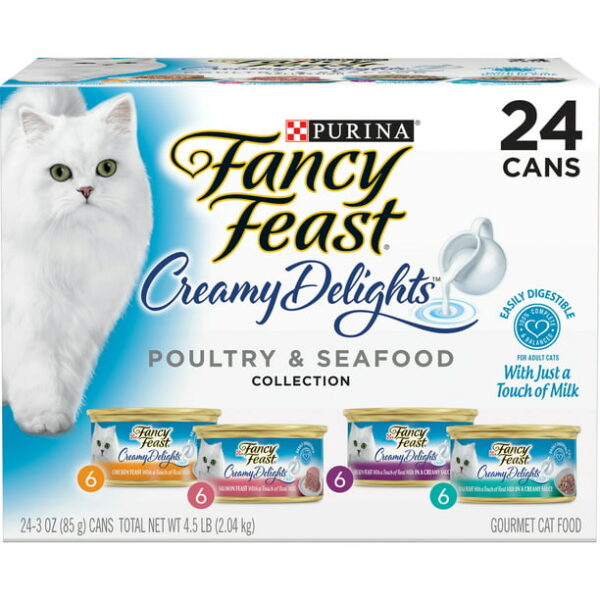Purina Fancy Feast Creamy Delight Wet Cat Food Variety Pack