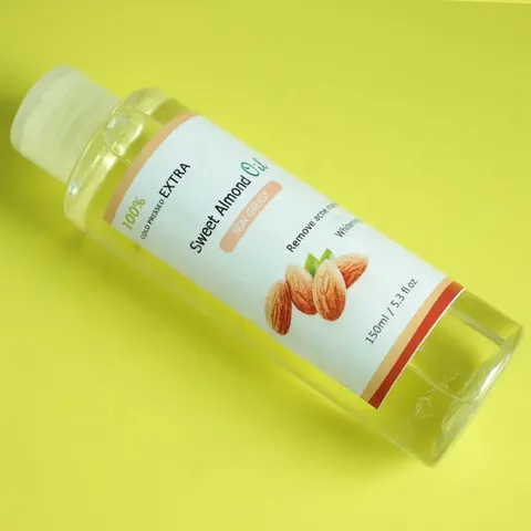 Custom Popular Organic Carrier Oil Nourishing Body Massage Sweet Almond Oil