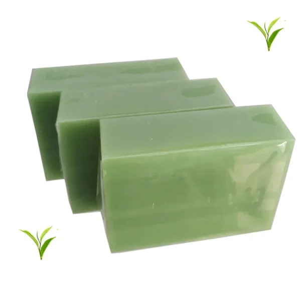 Green tea herbal essential oil soap series moisturizing face and body cleanser organic ingredients for both men and women