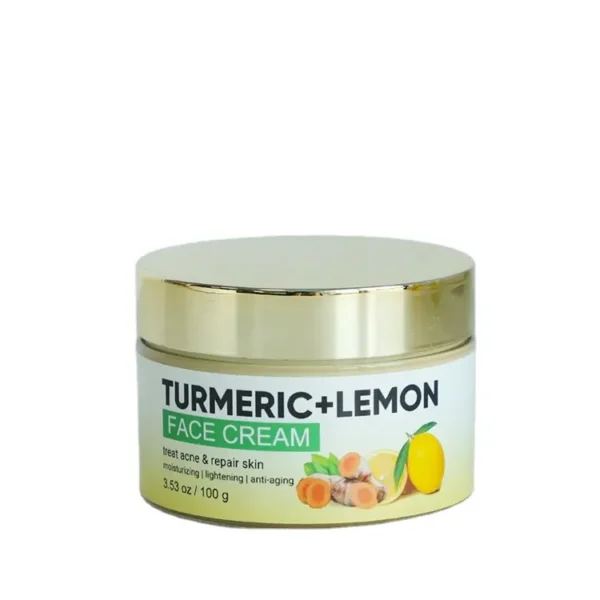 Organic Anti Acne Whitening Nourishing Face Care Hydrating Turmeric Lemon Face Cream care