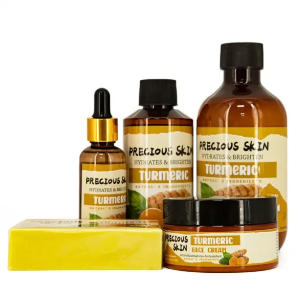 Skin Care Moisturizing Whitening Anti-aging Anti Acne Turmeric Skin Care Set