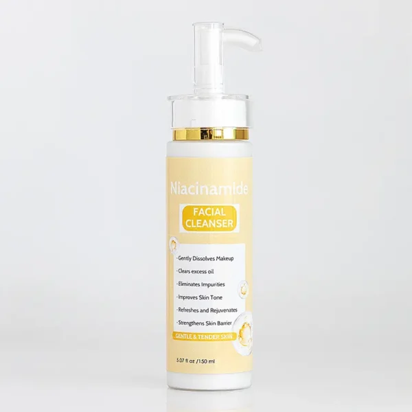 Wholesale Skincare niacinamide Foaming Cleanser Daily Use Facial Wash Acne Oily Dry Pore Cleaner Cream Oil Forms-for Sensitive