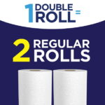 Sparkle Tear-a-Square Paper Towels, White, 6 Double Rolls - Image 2