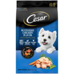 CESAR Rotisserie Chicken with Spring Vegetables Garnish Dry Dog Food