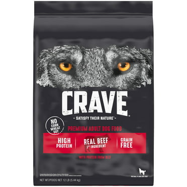 cd750135-4f16-4ca0-abe0-7ab2a26827ac.b8c4b56c7d03cbc1d97bf2b1160f7c05.jpeg CRAVE Grain Free Adult Dry Dog Food with Protein from Beef, 22 lb. Bag - Image 1