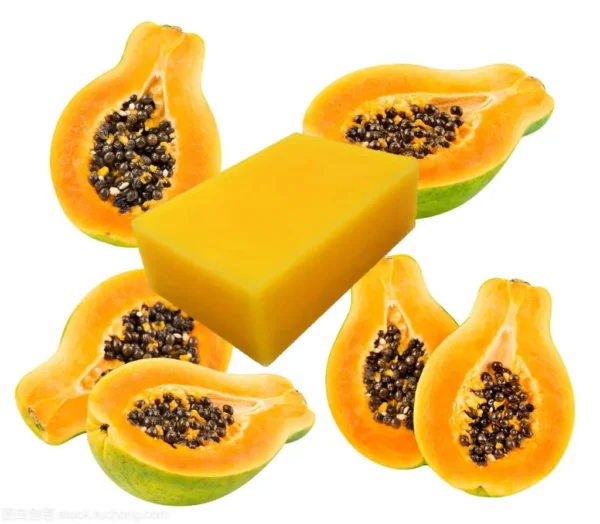 high quality handmade soap basic cleaning whitening soap papaya soap long lasting scent