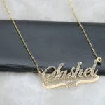 DOREMI 316L Stainlesss Custom Name Necklaces Pendant Letters Necklace for Women Custom Chain Jewelry Children Personalized Gold - Image 4