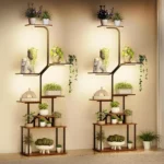 Stand Indoor with Grow Lights, 8 Tiered Indoor Shelf, 63" Tall Stand for Indoor Plants Multiple, Metal - Image 2