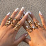 Statement Stainless Steel Delicate Shiny Cubic Zirconia Ring For Women High Quality 18K Gold PVD Plated Finger Jewelry Gift - Image 4