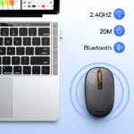 Baseus F01B Mouse Wireless Bluetooth 5.0 Mouse 1600 DPI Silent Click For MacBook Tablet Laptop PC Gaming Accessories 2.4G Mouse - Image 4