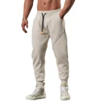2028 New Men's sports casual trousers winter loose thick outdoor running cuff sweatpants gym American basketball training pants - Image 4