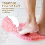 New Exfoliating Shower Massage Scraper Bathroom Non-slip Bath Mat Back Massage Brush Silicone Foot Wash Cleaning Bathing Tool - Image 5