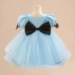 Baby Alice Princess Girls Dresses Kids Blue Lolita Maid Birthday Party Palace Dress Vintage Toddler Wedding Poker Tutu Prom Gown - Image 2