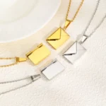 Personalized Photo Locket Necklace Envelope Love Letter Shape Pendant for Women, Customized Picture Pendant Gifts - Image 4