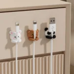 WORTHBUY Desktop Cute Cable Organizers Holder Clips Desk Tidy Organiser Self Adhesive Cable Management Office Wire Cord Holder - Image 5