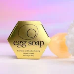 Natural Collagen Egg Soap 80g Wholesale Collagen Bath Soap Bar Cleaning Hydrating Moisturizing Soap - Image 4