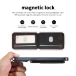 Detachable Leather Wallet Magnetic Phone Holder For Magsafe iPhone 17 Air 16 15 14 Plus 13 12 Pro Max Stand Bank ID Card Cover - Image 6