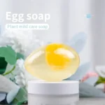 Natural Collagen Egg Soap 80g Wholesale Collagen Bath Soap Bar Cleaning Hydrating Moisturizing Soap - Image 3
