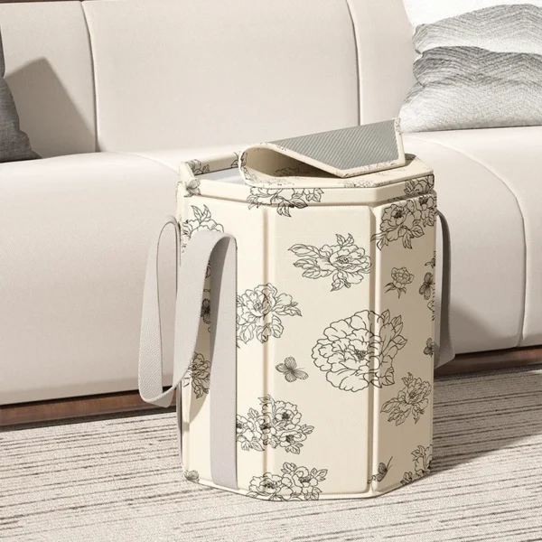 Foot Soaking Bag Over Calf Folding Foot Bath Bucket Household Portable Dormitory Winter Foot Wash Basin Heat Preservation