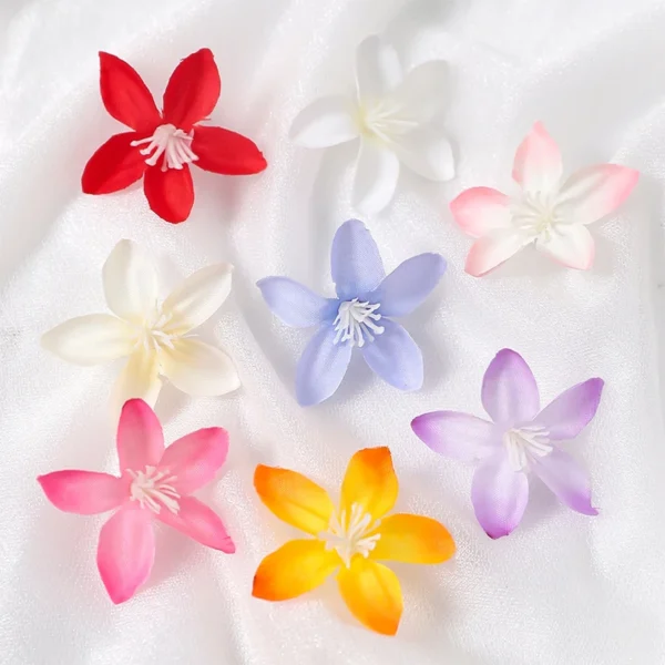 50/100Pcs Silk Artificial Flowers Heads 3.5cm Fake Flowers for Home Decor Wedding Decorations Bridal DIY Gift Gifts Accessories