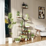 Stand Indoor with Grow Lights, 8 Tiered Indoor Shelf, 63" Tall Stand for Indoor Plants Multiple, Metal - Image 6