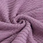 Coral Fleece Bath Towel Set , Bath Towel &Towel Ultra Soft with Geometric Texture, Super Absorbent Quick Dry for Home Daily Use - Image 4