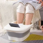 1pc Portable Foldable Foot Bath Basin - Relaxing Foot Spa with Built-in Massager - Deep Soak for Ultimate Comfort - Image 2