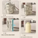 Foot Soaking Bag Over Calf Folding Foot Bath Bucket Household Portable Dormitory Winter Foot Wash Basin Heat Preservation - Image 4