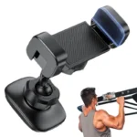 Gym Magnetic Phone Holder 360 Adjustable Stand For Cell Phone Compatible With 4-7" Smartphones Alloy Base And Joint - Image 4