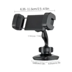 Gym Magnetic Phone Holder 360 Adjustable Stand For Cell Phone Compatible With 4-7" Smartphones Alloy Base And Joint - Image 6