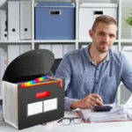 13/25 Pockets Accordian File Folder Expanding File Organizer Filing Box Portable Colorful Paper/Bill/Receipt/Document Holder - Image 2