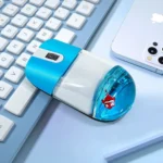 Frutiger Aero Aqua Liquid Mouse Cute Floating Aquarium Animal 2.4G+Bluetooth Wireless Optical Ocean Doll Mice For Laptop Desktop - Image 6