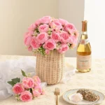 Artificial Rose Flowers 5 Heads White Peony Festival Decor Home Room Vase Wedding Arch Clipping Wreaths Garden Yard Fake Plants - Image 3