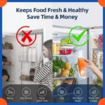 Vacuum Sealer Kitchen Food Storage Dry/Wet Food Vacuum Packing Machine Household Fresh Food Packing Machine Built-in Cutter - Image 4