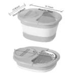 Foot Bath Bucket Massage Foot Wash Leisure Health Bucket Foldable Home Children Foot Bath Basin Portable Soak Foot Tub Foot Spa - Image 2