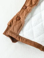 2Pcs Winter Baby Boy Fleece Inside Clothes Set Hooded Jacket+Pant Infant Toddler Child Clothing Suit Coat Baby Clothes For 1-3Y - Image 6