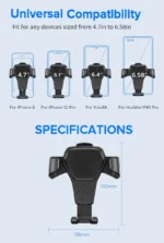 Car Holder For Phone Air Vent Clip Mount Mobile Cell Stand Smartphone GPS Support For iPhone 13 12 Xiaomi Samsung - Image 5