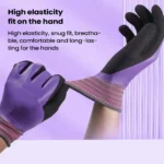 Protective Gloves Gardening Gloves Latex Work Gloves Waterproof Anti Slip Durable Planting Digging Outdoor Work Cleaning Gloves - Image 2