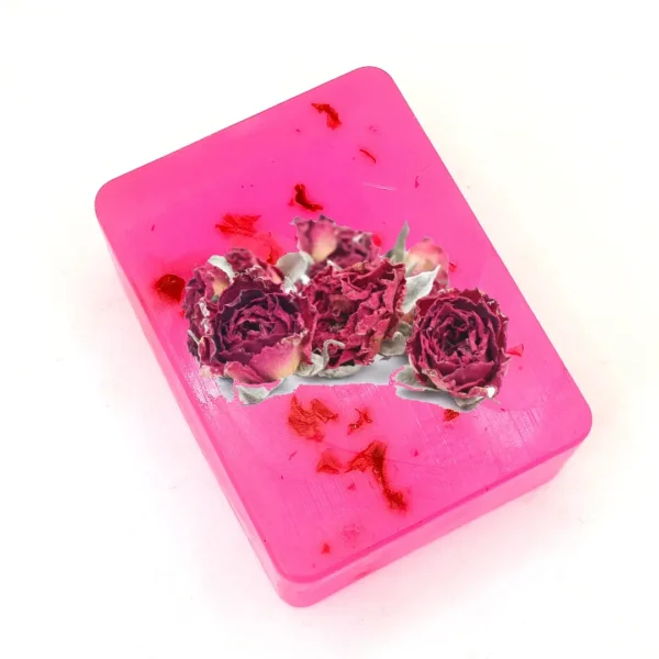 dry flower rose soap transparent bar soap brightening soap