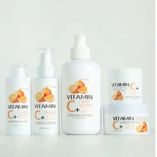 whitening Vitamin C set plant based cream Vitamin C serum dark spot remove lotion