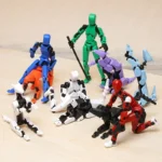 13 Action Figure Titan Multi-Jointed Movable Shapeshift Robot T13 Action Mannequin Character and Dog Figure Toys gifts for kids - Image 5