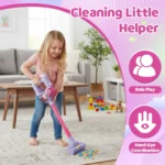 Kids Simulation Electric Vacuum Cleaner Cleaning Set for Toddlers Role Play Housekeeping Educational Toys Girl Boy Gifts - Image 3