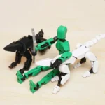 13 Action Figure Titan Multi-Jointed Movable Shapeshift Robot T13 Action Mannequin Character and Dog Figure Toys gifts for kids - Image 6